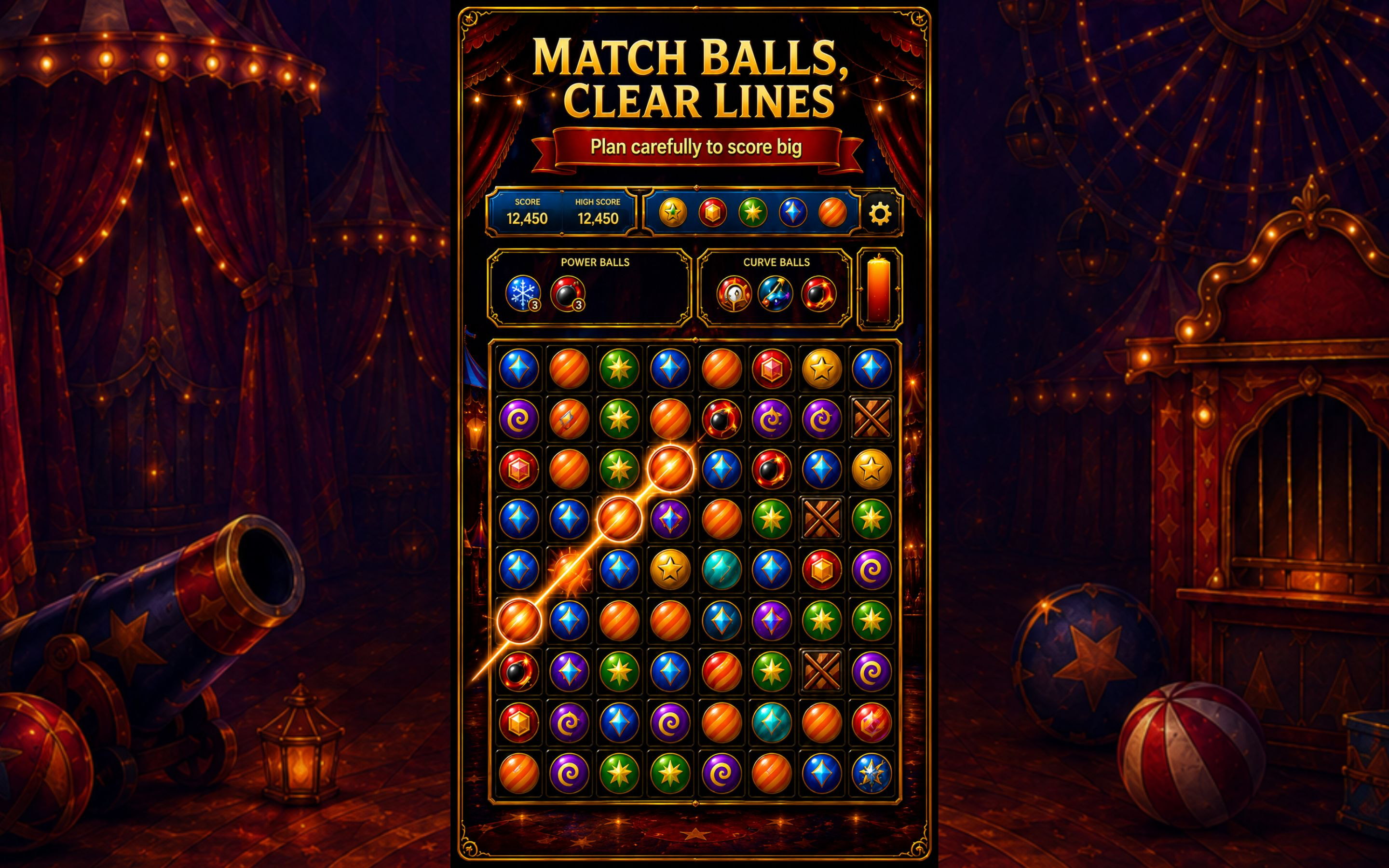Crazy Balls - Puzzle Boardgame screenshot 12
