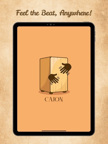 Cajon Flamenco iPad screenshot