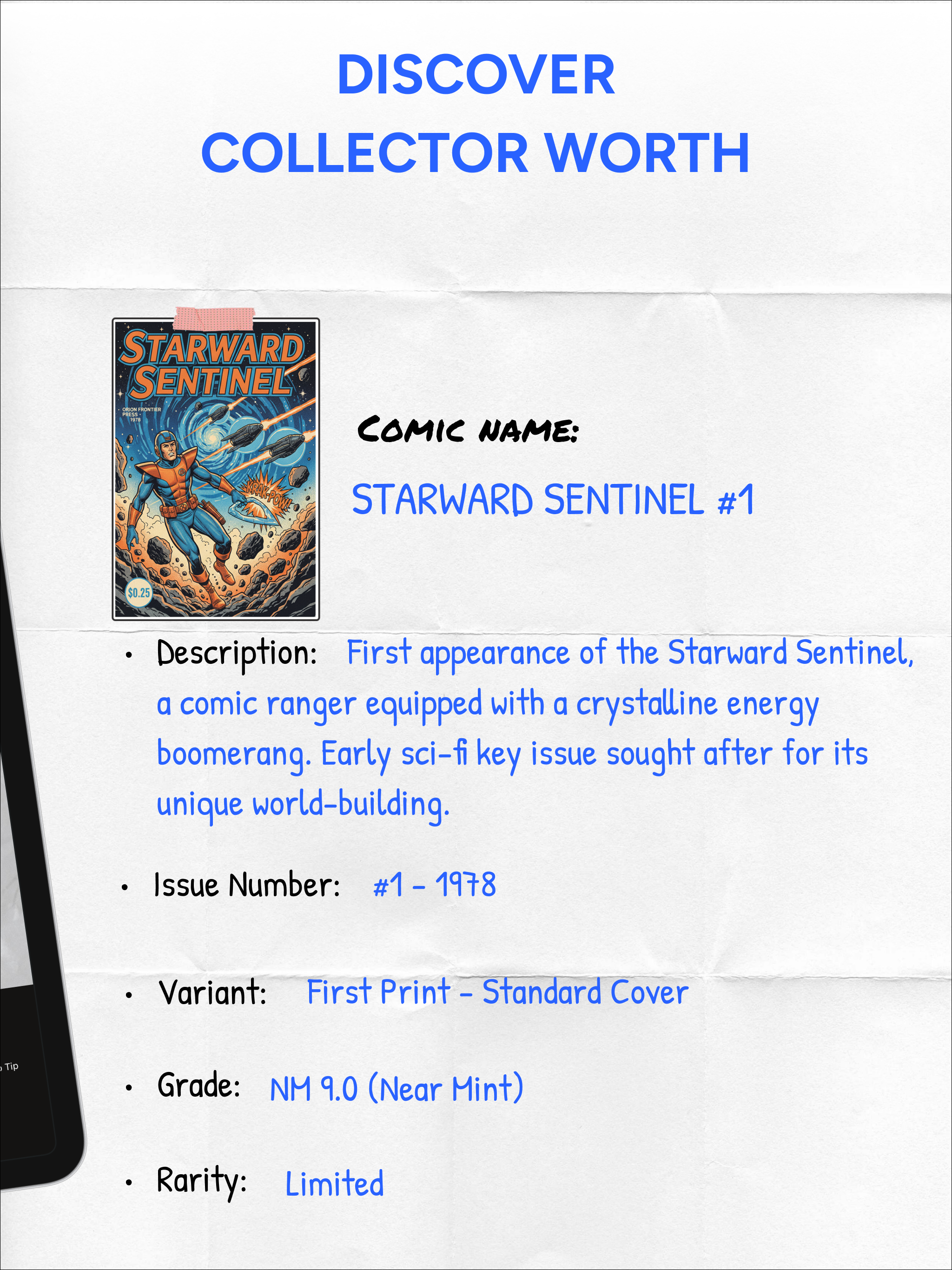 Comic Book Value Identifier