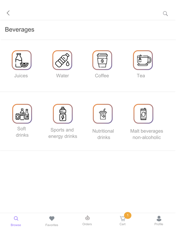 Binder-sa iPad screenshot 2 - Shopping app