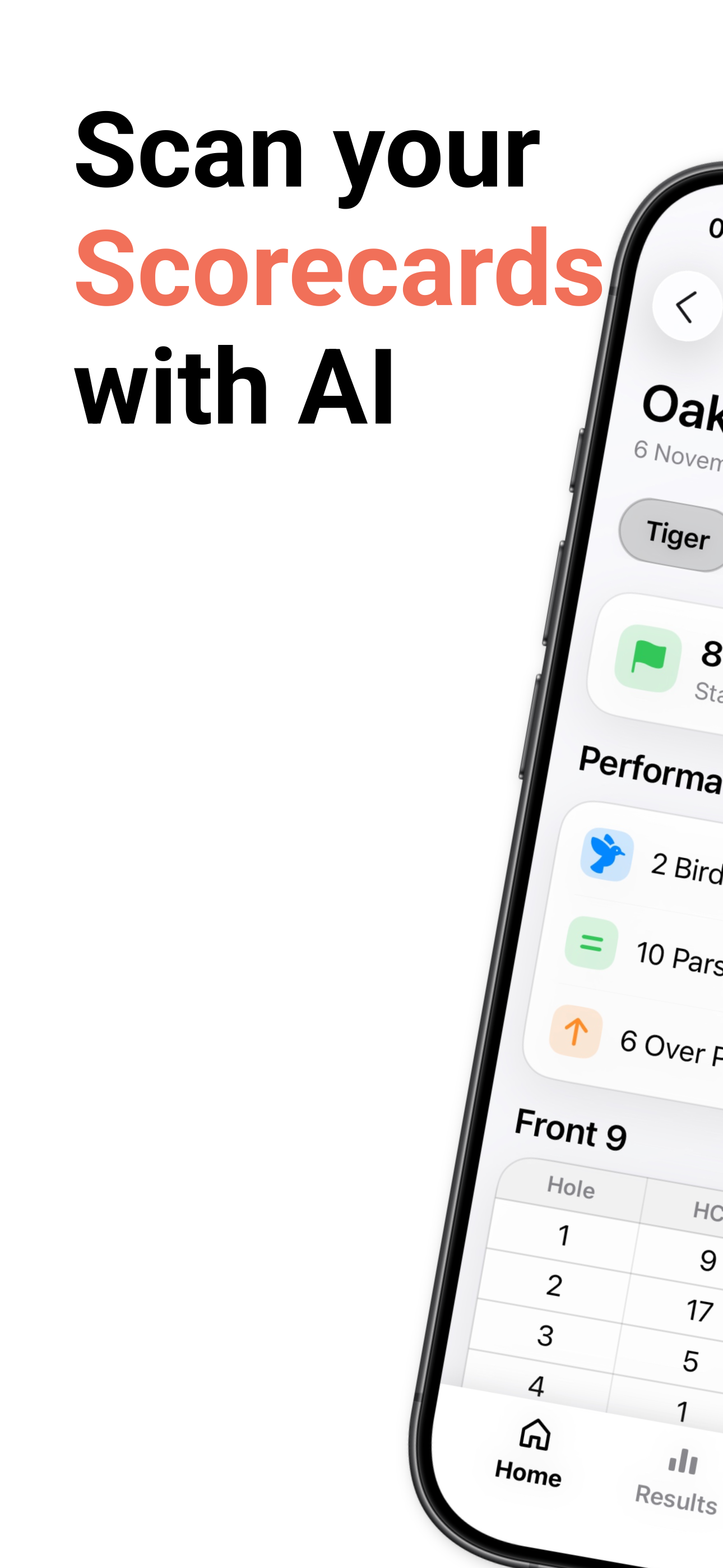 Scorecard AI - Golf Scanner