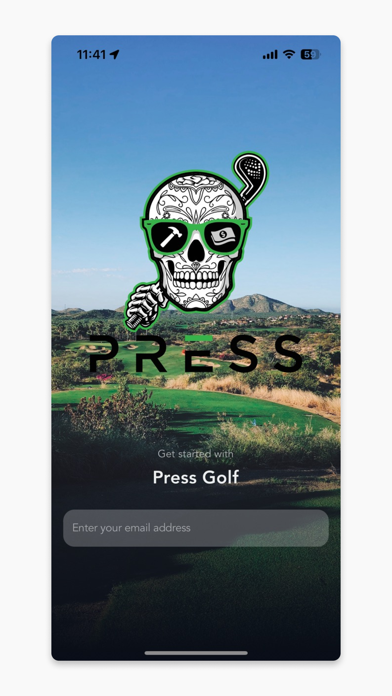 Press Golf App Screenshot