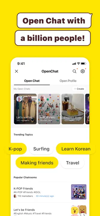 KakaoTalk : capture d’écran 4 sur 7