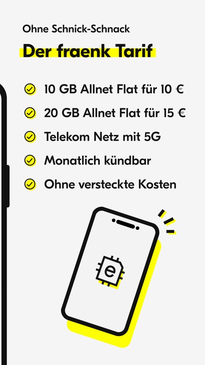 fraenk: Die Mobilfunk App