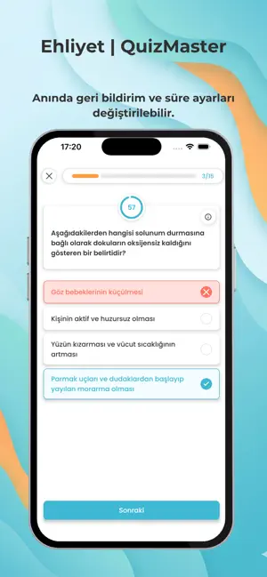 Ehliyet Test Çöz | QuizMaster screenshot 3