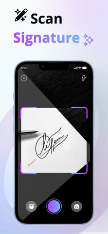 E Sign: AI Signature Generator iPhone screenshot