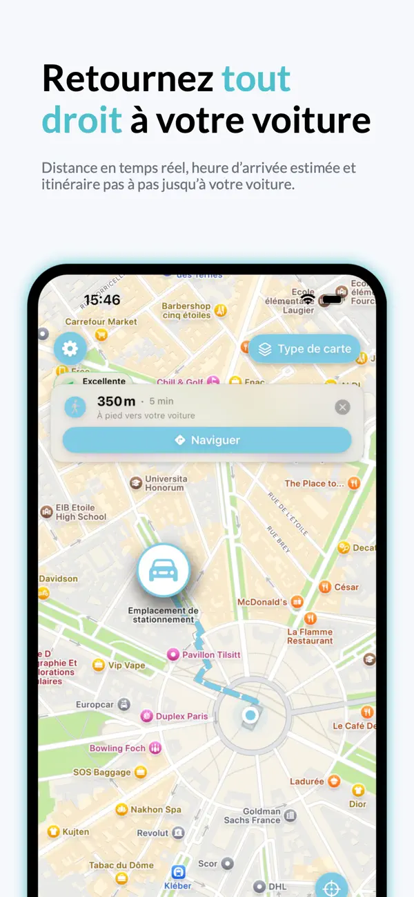 Screenshot #2 pour Find My Car - Localisateur