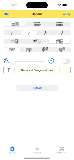 TEFview screenshot