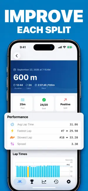 Swimming Lap Timer screenshot 4