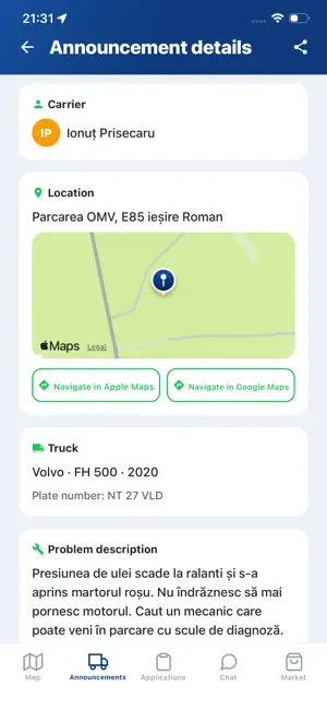 TruckSOS screenshot 3