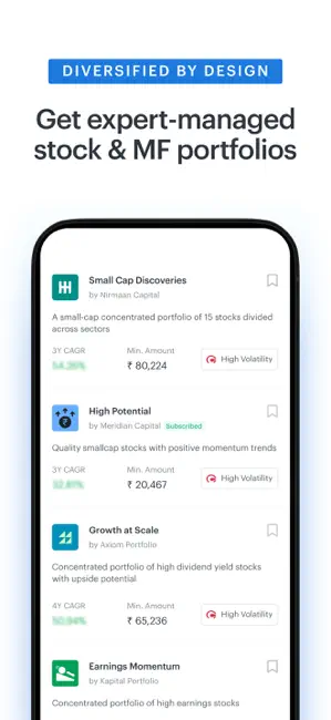 smallcase - Save & Invest iPhone screenshot 2