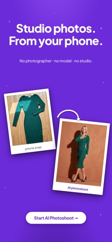 ApparelAI: AI Model Photoshoot iPhone screenshot