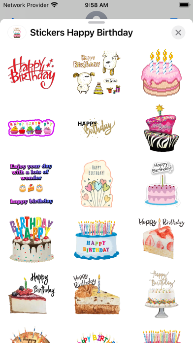 Happy Birthday  - WAStickers Screenshot
