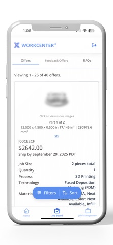 Xometry Workcenter Screenshot 2 of 5