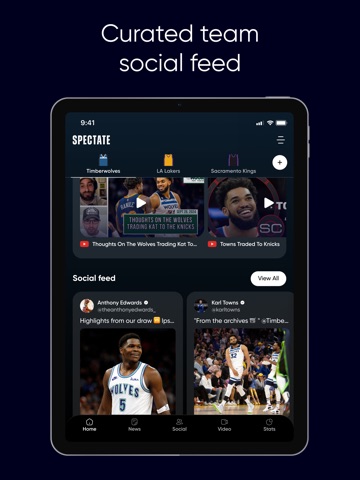 Spectate Sports: Basketball iPad screenshot