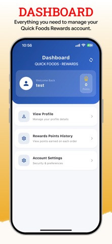 Quick Foods Rewards iPhone screenshot