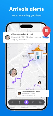 NearByMe-Location Sharing iPhone screenshot 2