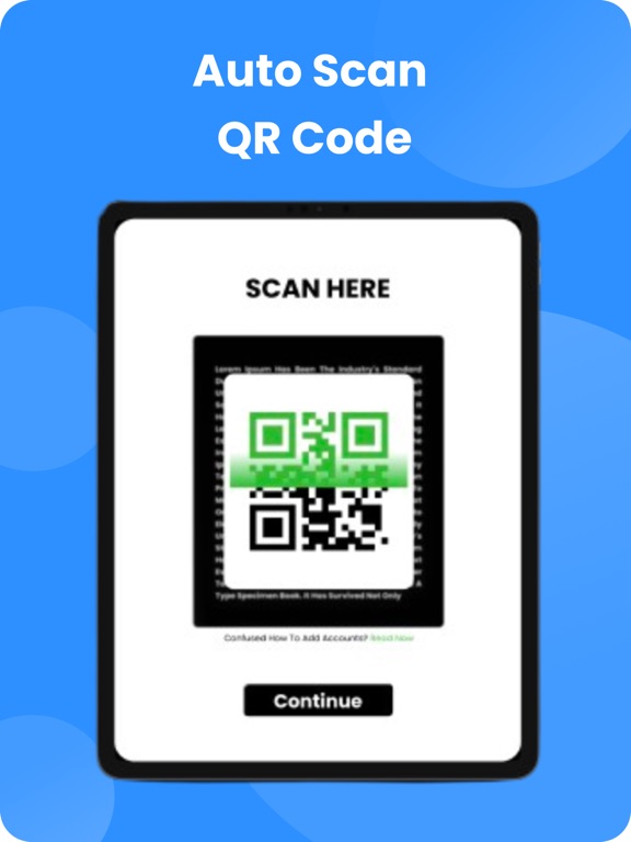 Authe for Google Authenticator iPad screenshot 4 - Productivity app