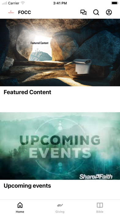 My Faith Outreach Screenshot