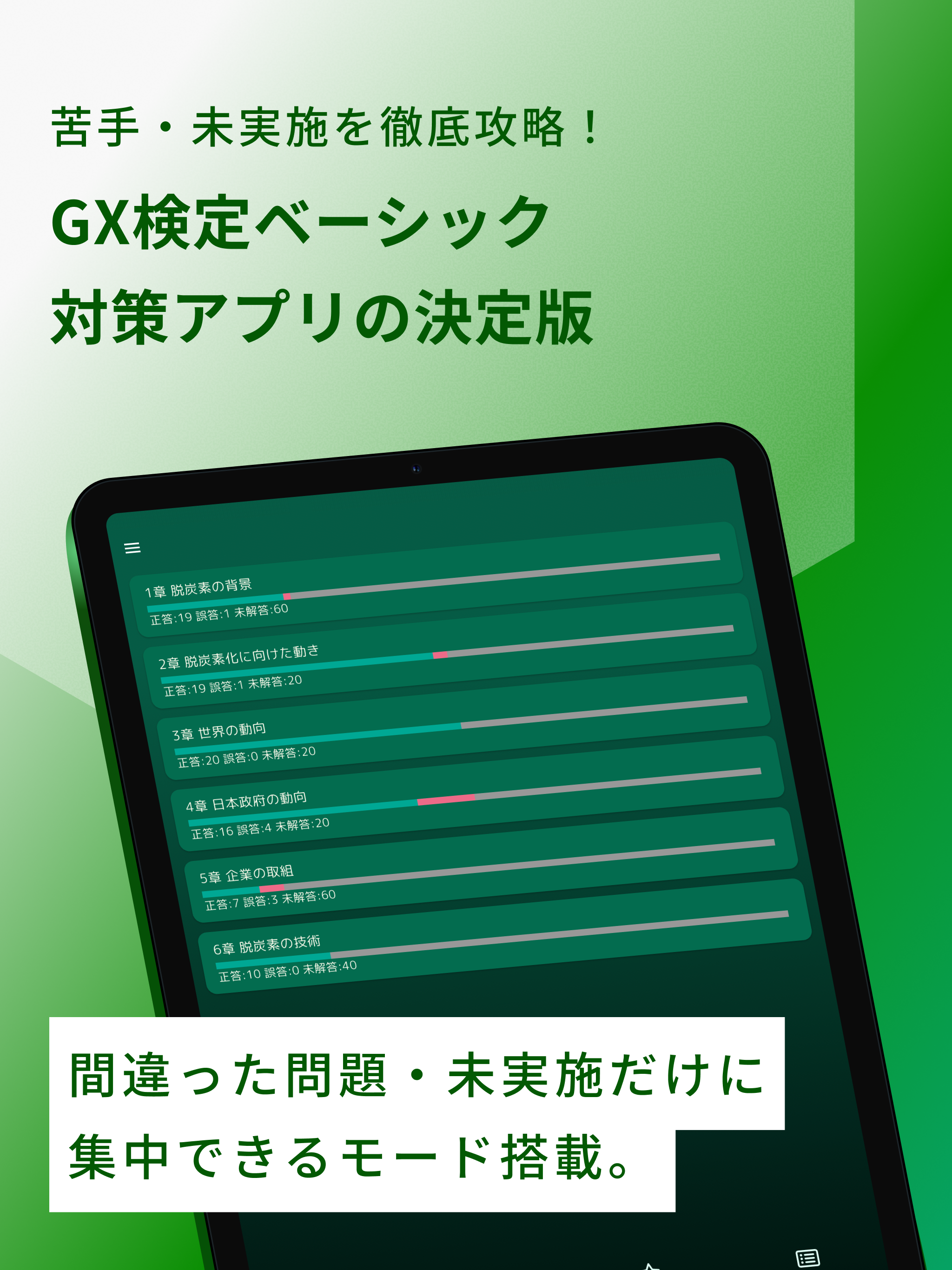 GX問題集 ベーシック：GXの試験対策用勉強アプリ