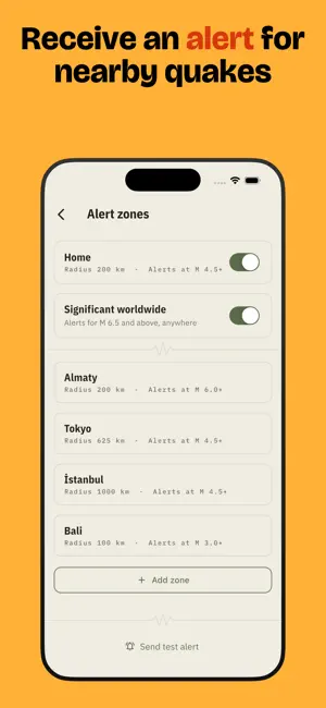 Earthquake Alerts: Seismaro screenshot 3
