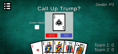 Modern Euchre Screenshot 1 of 4