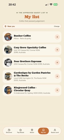 Coffee Quest app screenshot 4