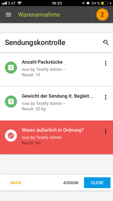 Testify Mobile Screenshot