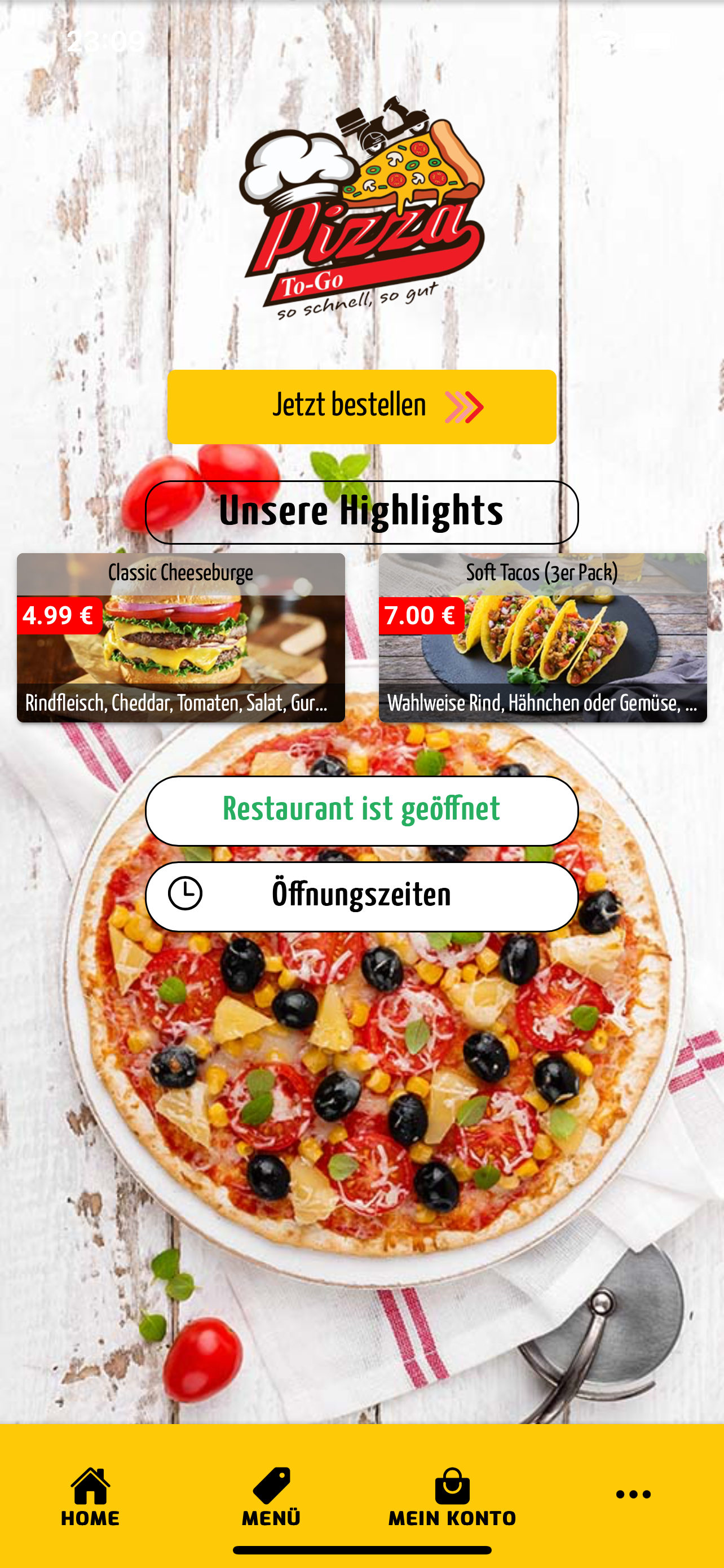 Pizza To Go