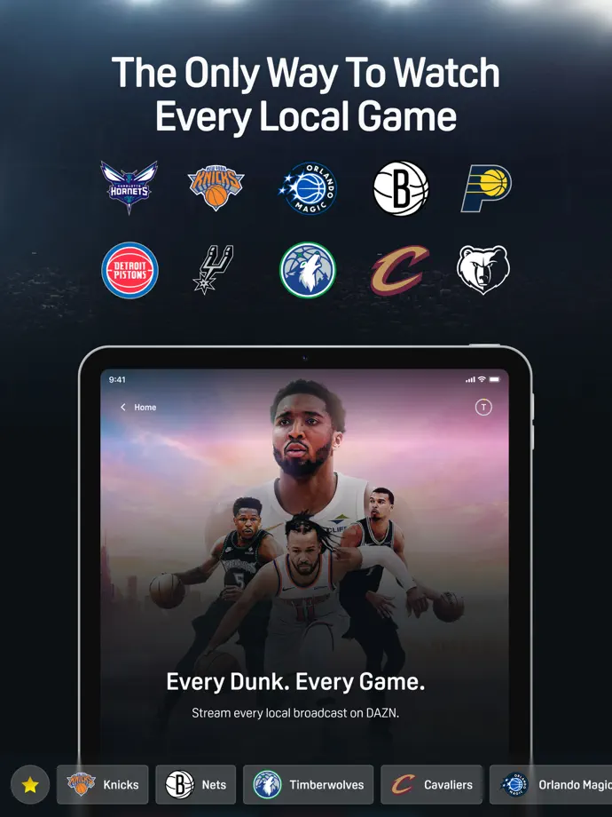 DAZN iPad screenshot 2
