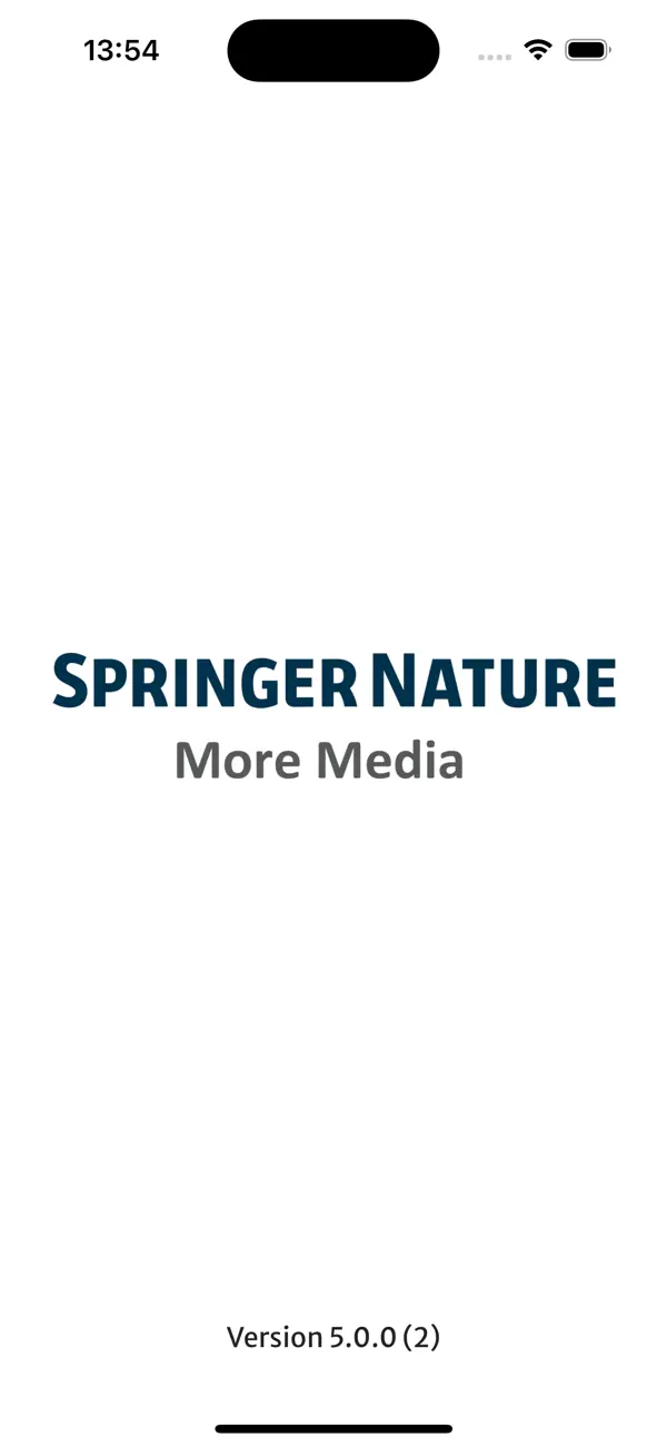 Screenshot #1 pour Springer Nature More Media