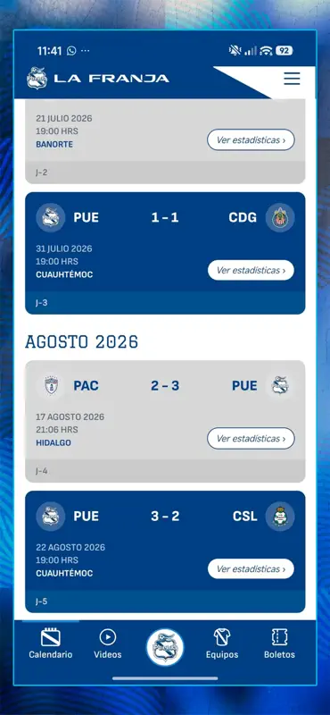 Club Puebla screenshot 7 of 9