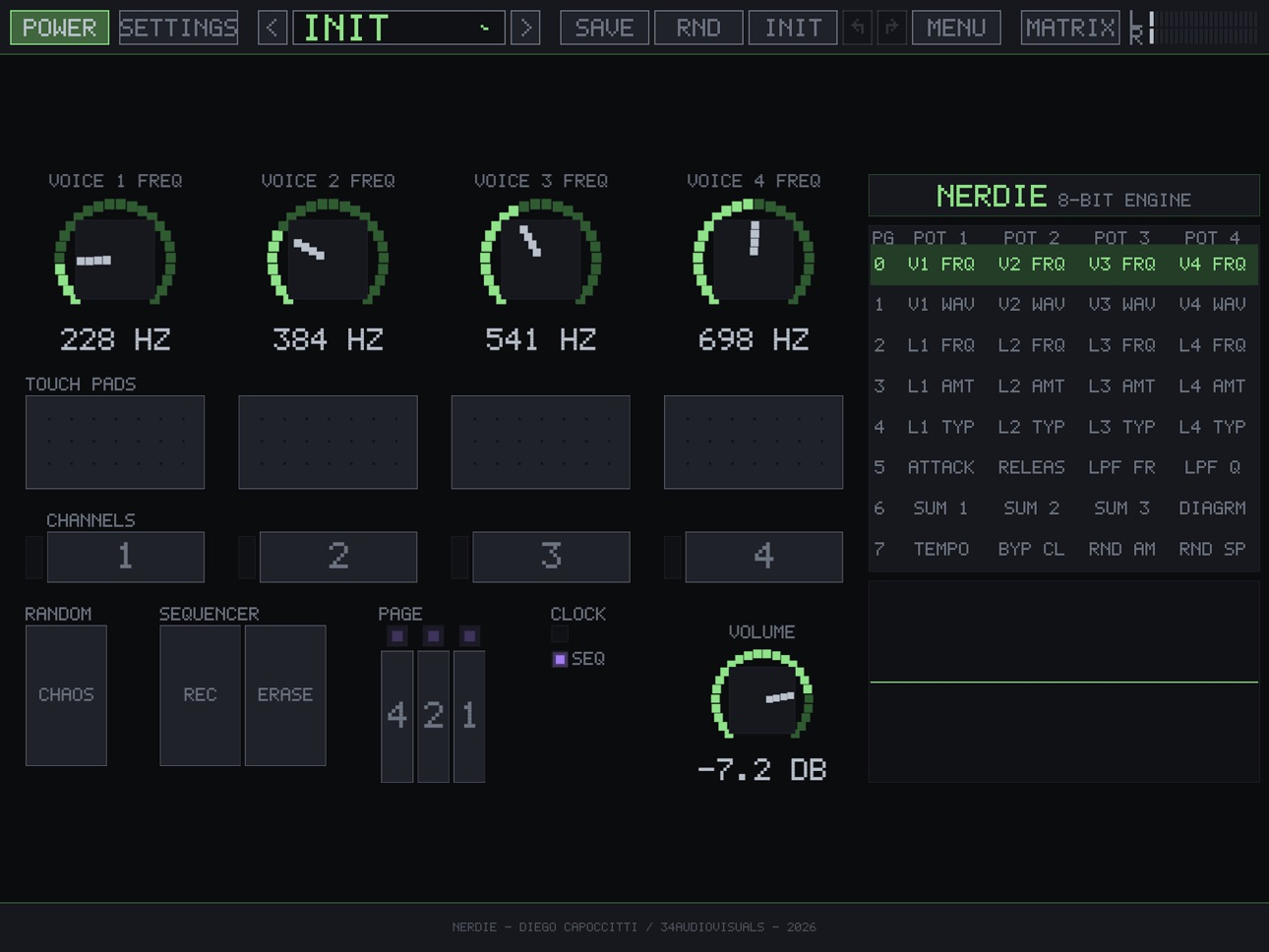 Screenshot 3 of NerDie - 8 bit Noise Machine