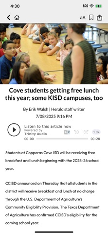 Killeen Daily Herald screenshot