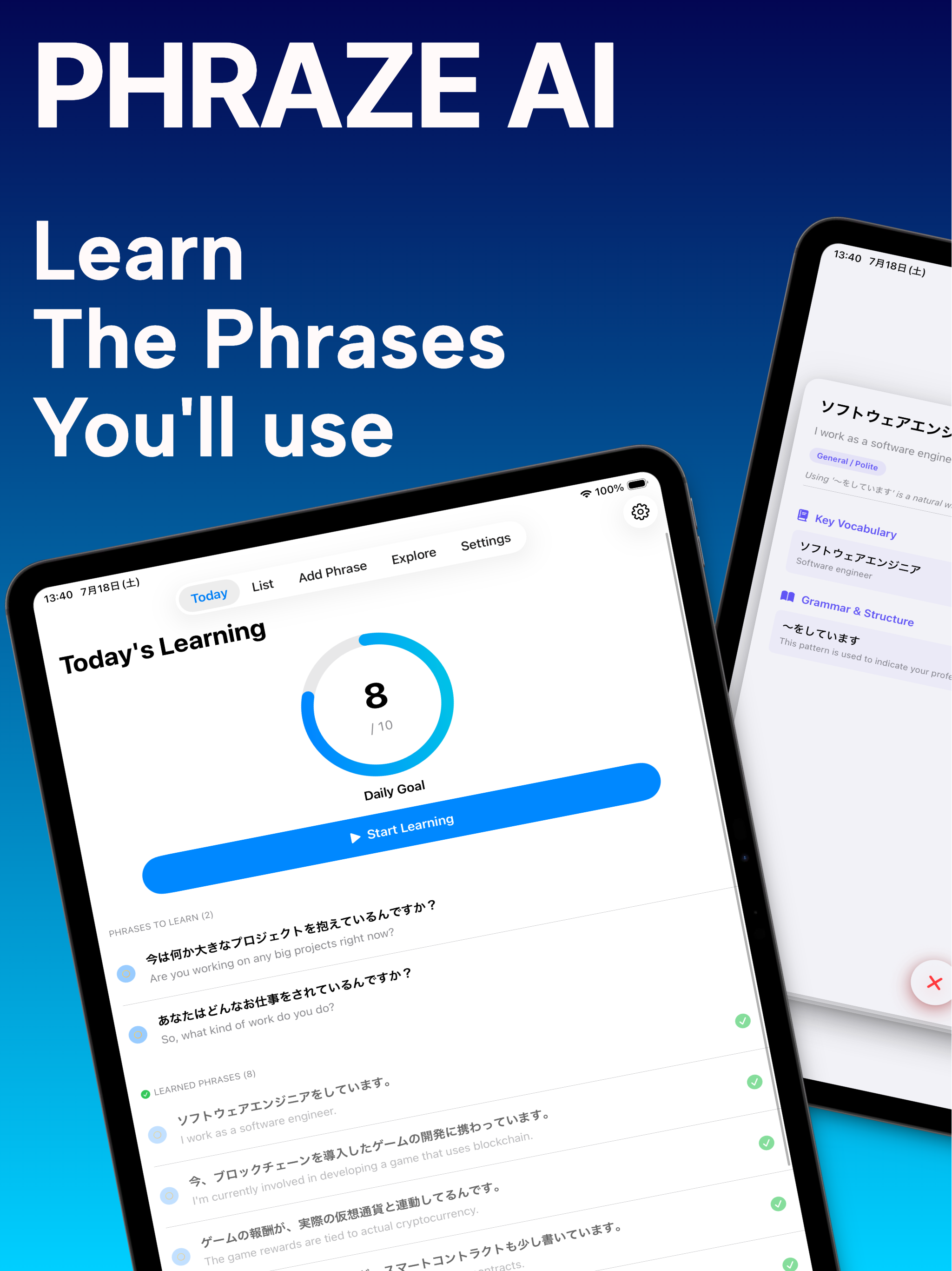 PHRAZE AI - Japanese & Korean screenshot 9