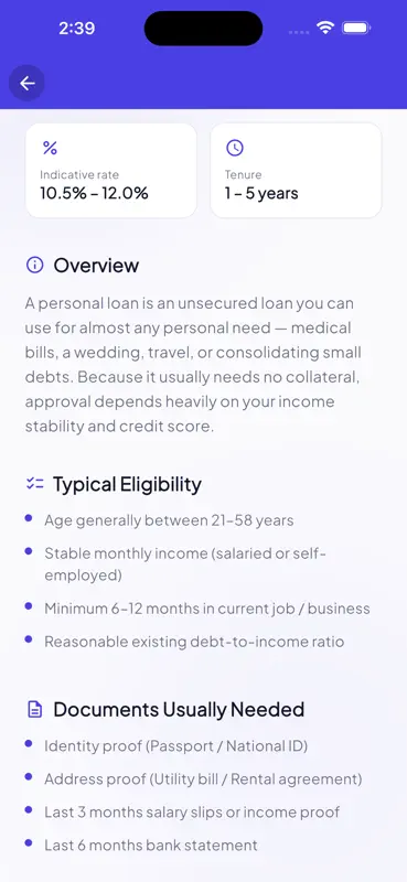 Cash Loan: Instant Credit Calc screenshot 5 of 10