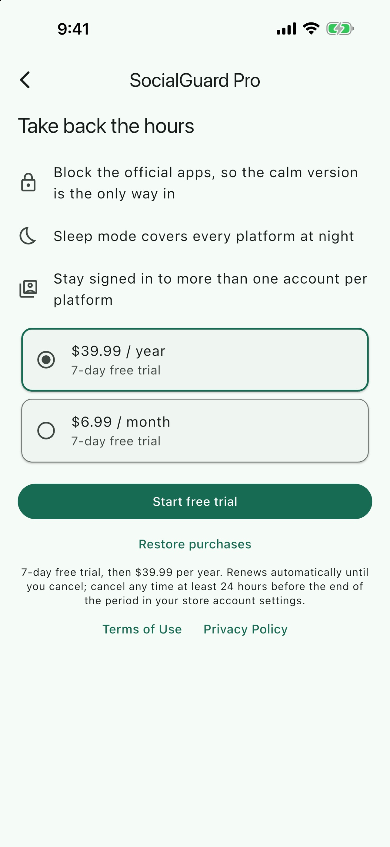 Screenshot 3 of SocialGuard: Block Reels