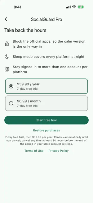 SocialGuard: Block Reels screenshot 3