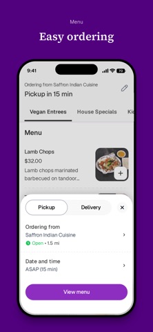Saffron Indian Cuisine NC iPhone screenshot