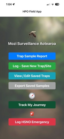Mozzie App screenshot