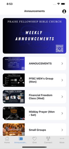 PFBC Church - Richmond, CA app screenshot 2