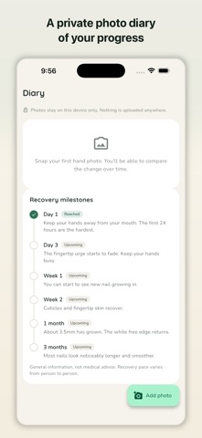 Unbitten: Stop Nail Biting iPhone screenshot