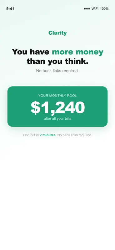 Clarity: Know Your Money screenshot 1 of 5