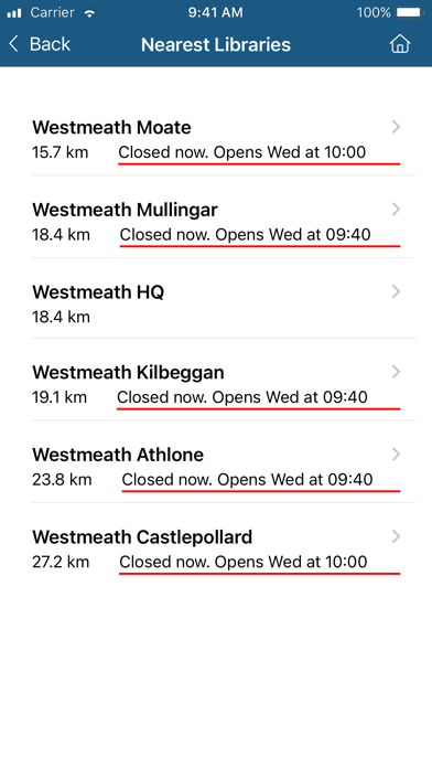 Westmeath Libraries Screenshot