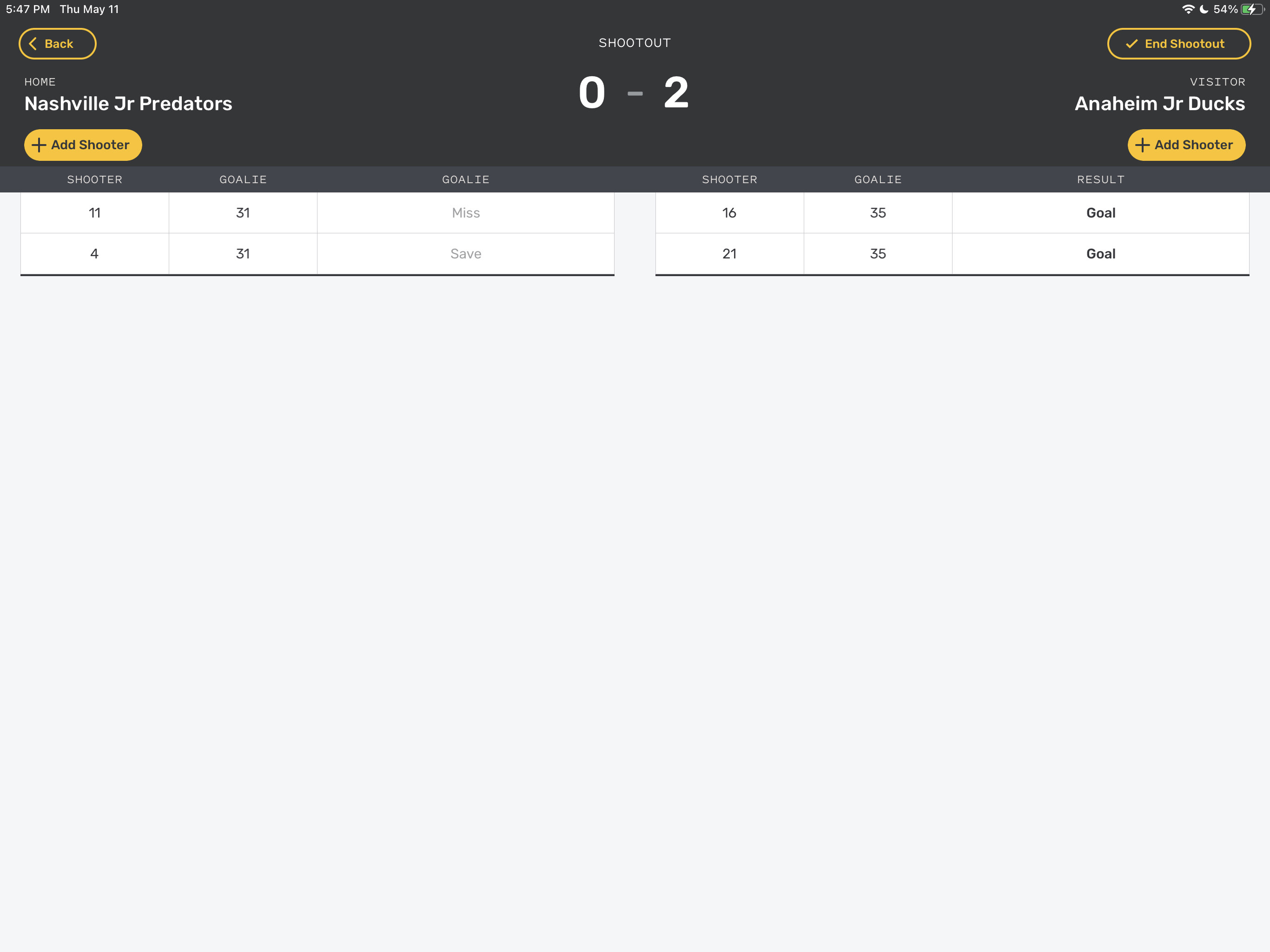 GameSheet