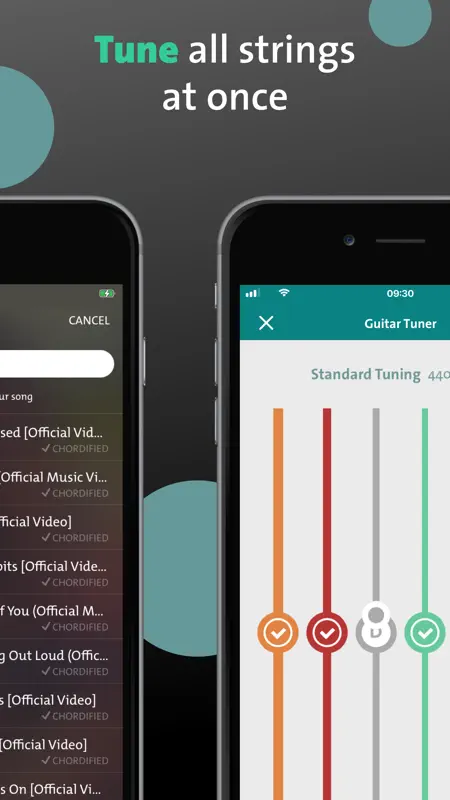 Chordify: Songs, Chords, Tuner screenshot 3 of 7