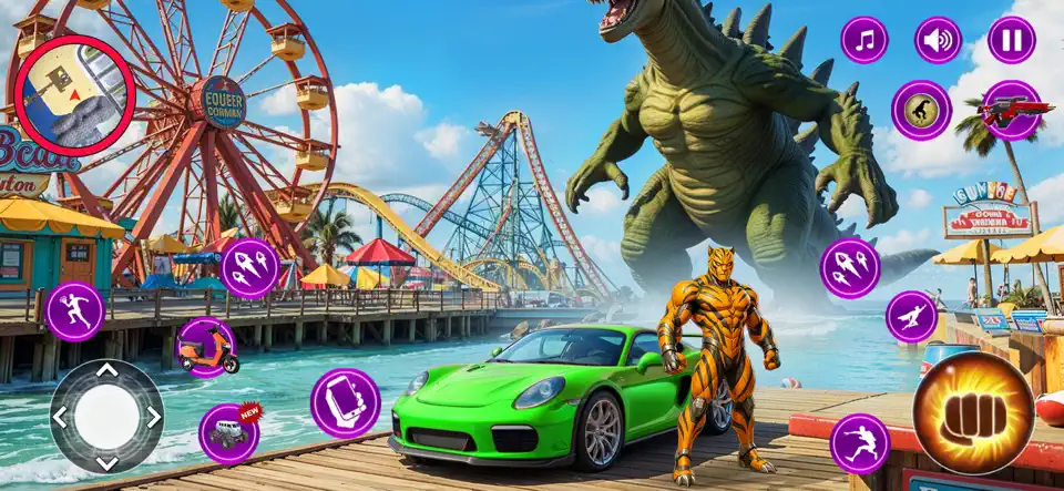 Screenshot von Wild Tiger Family Open World auf dem iPhone 2