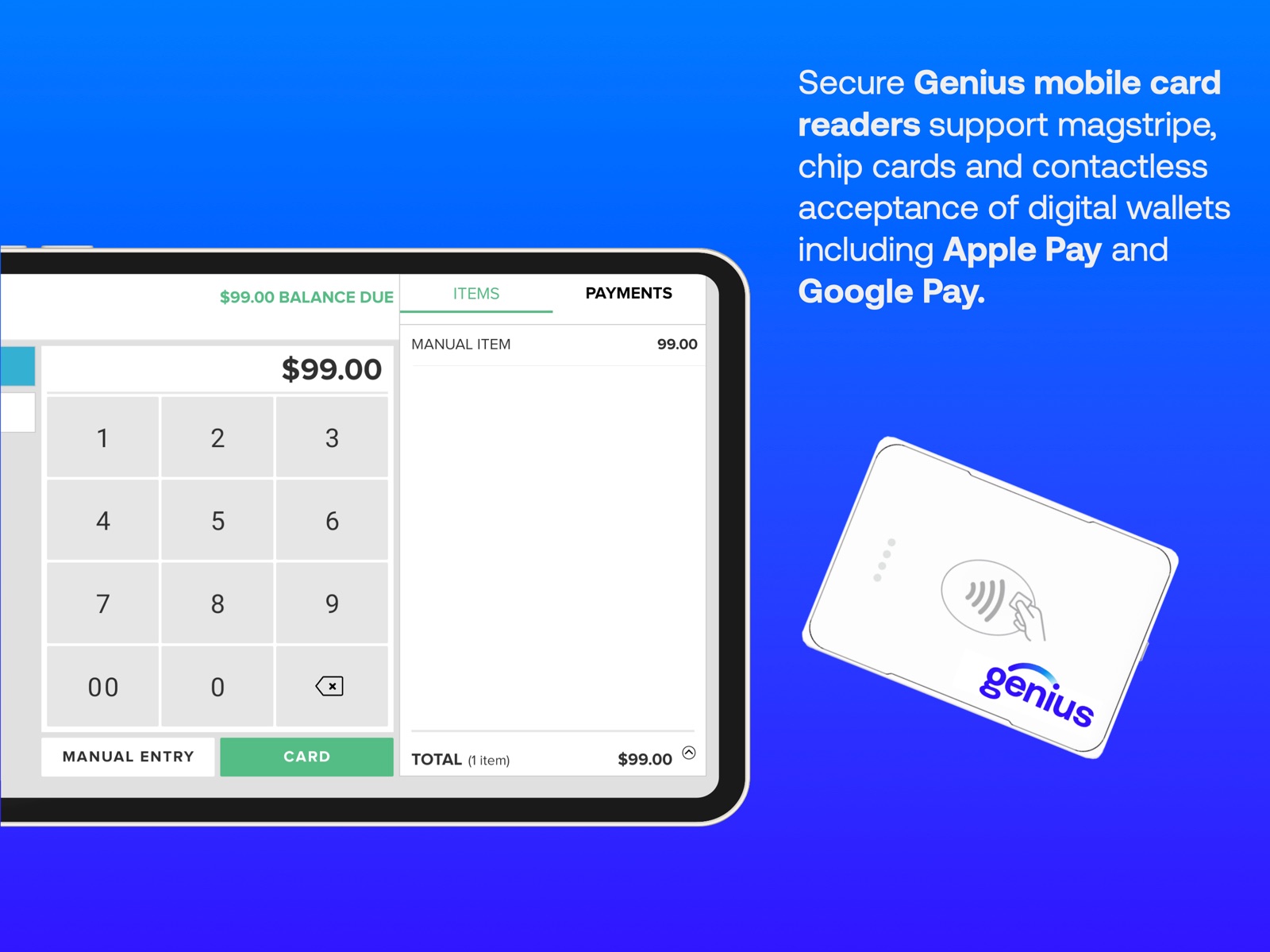 Genius Mobile Point of Sale ipad screenshot 3