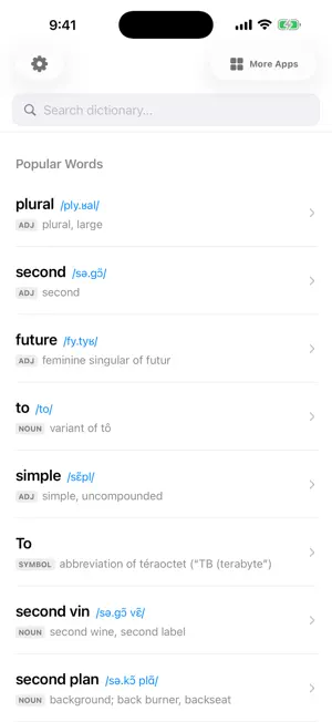 MotFinder: French Dictionary screenshot 3