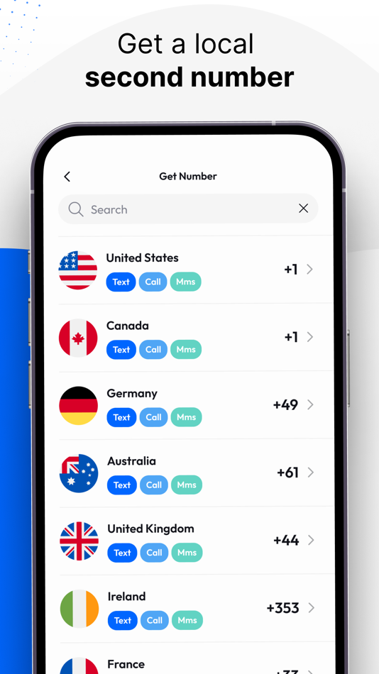 #2. Text &Call Second Phone Number (iOS) By: Codebaker Ltd